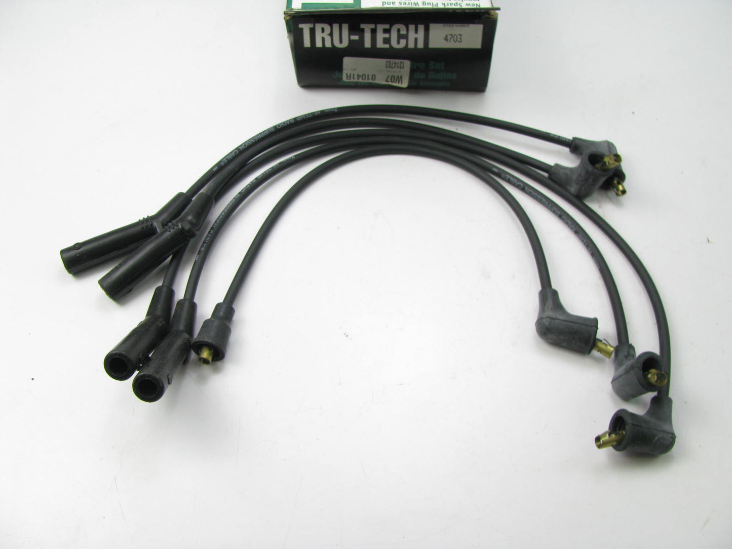 Tru-tech 4703 Ignition Spark Plug Wire Set for 1985-1989 Honda 2.0L-L4