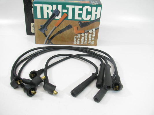 Tru-tech 4730 Ignition Spark Plug Wire Set For 1971-1987 Subaru 1.6L 1.8L-H4