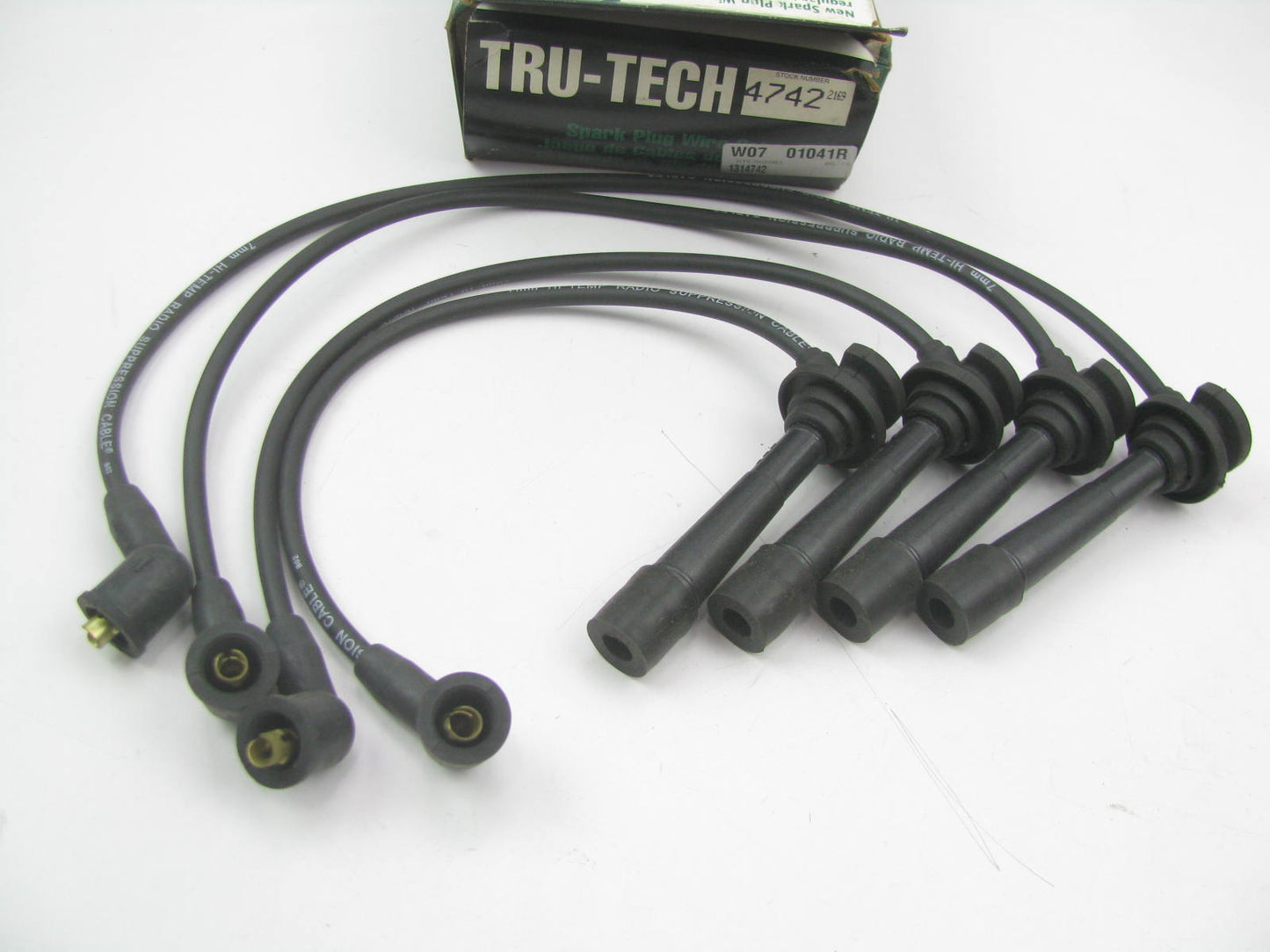 Tru-tech 4742 Ignition Spark Plug Wire Set For 1995-1997 Kia Sephia 1.6L 1.8L