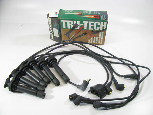 Tru-tech 6340 Ignition Spark Plug Wire Set For 1986-1991 Acura 2.5L 2.7L-V6