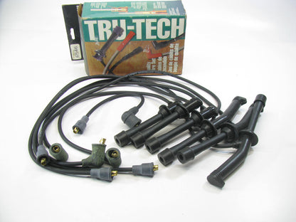 Tru-tech 6546 Ignition Spark Plug Wire Set For 1992-1995 Mazda 929 3.0L-V6