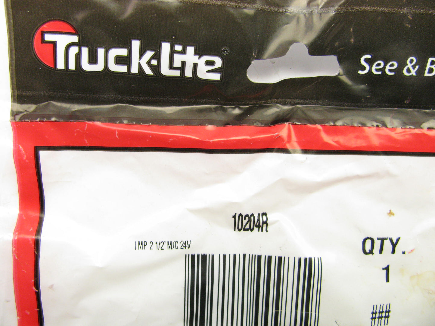 (9) TRUCK-LITE 10204R - 10 Series Marker Clearance Light - Incandescent