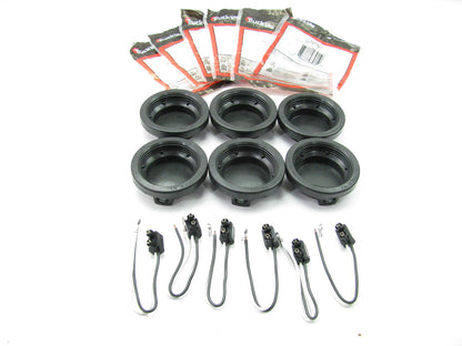(x6) Truck-lite 10402 Side Marker Light Grommet For 10 Series And 2.5 In. Lights