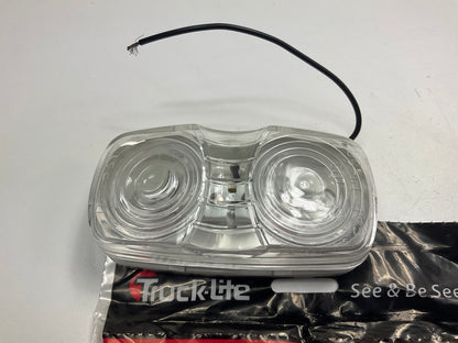 Truck-Lite 1211W 4''x2'' Marker / Clearance Lamp Light, Rectangular 2-bulb