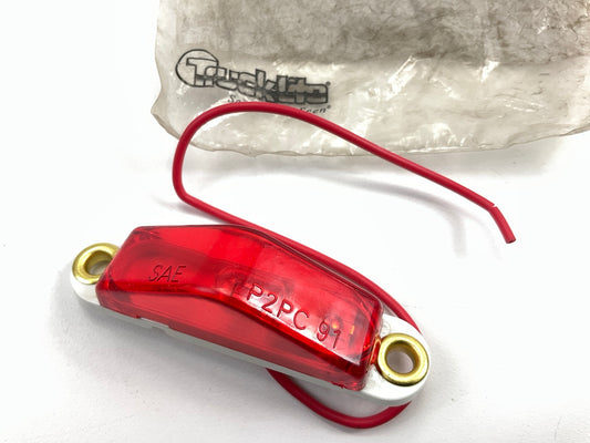 Truck-Lite 1520 Side Marker Clearance Light Lamp - Slim Line Red Triangle 2-1/2''