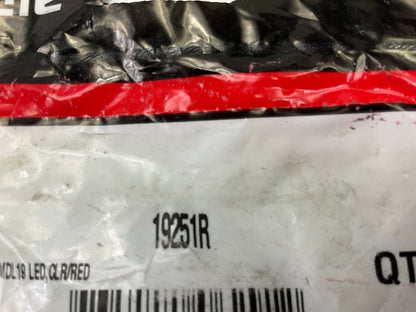 Truck-lite 19251R 19 Series Clear Lens Red LED Rectangular 2 Diode Marker Lamp