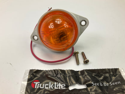 Truck-lite 20301Y Incandescent Yellow Round Turn Signal Light, Bracket Mount 12V