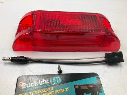 Truck-lite 21051R1 21 Series LED Red Rectangular 1 Diode Marker Clearance Lamp
