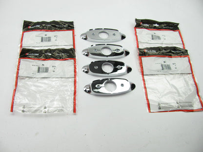 (x4) TRUCK-LITE 26002 - 26 Series Oval Marker Light Mounting Bracket -Chrome ABS