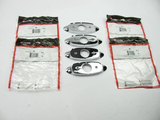 (4) TRUCK-LITE 26002 - 26 Series Oval Marker Light Mounting Bracket - Chrome ABS