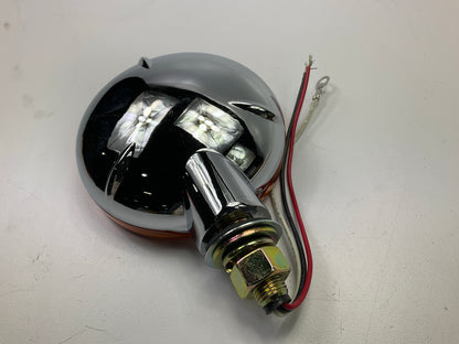 Truck-lite 2751A Yellow Round, 24 Diode LED, Single Face, 3 Wire, Pedestal Light