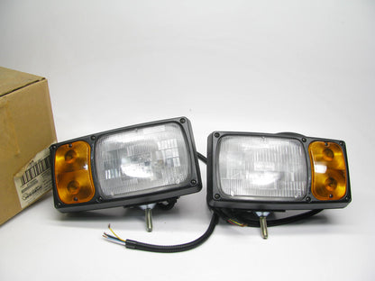Truck-Lite 645WK 4'' X 6'' 12V Rectangular Halogen Snow Plow Light Lamp Set