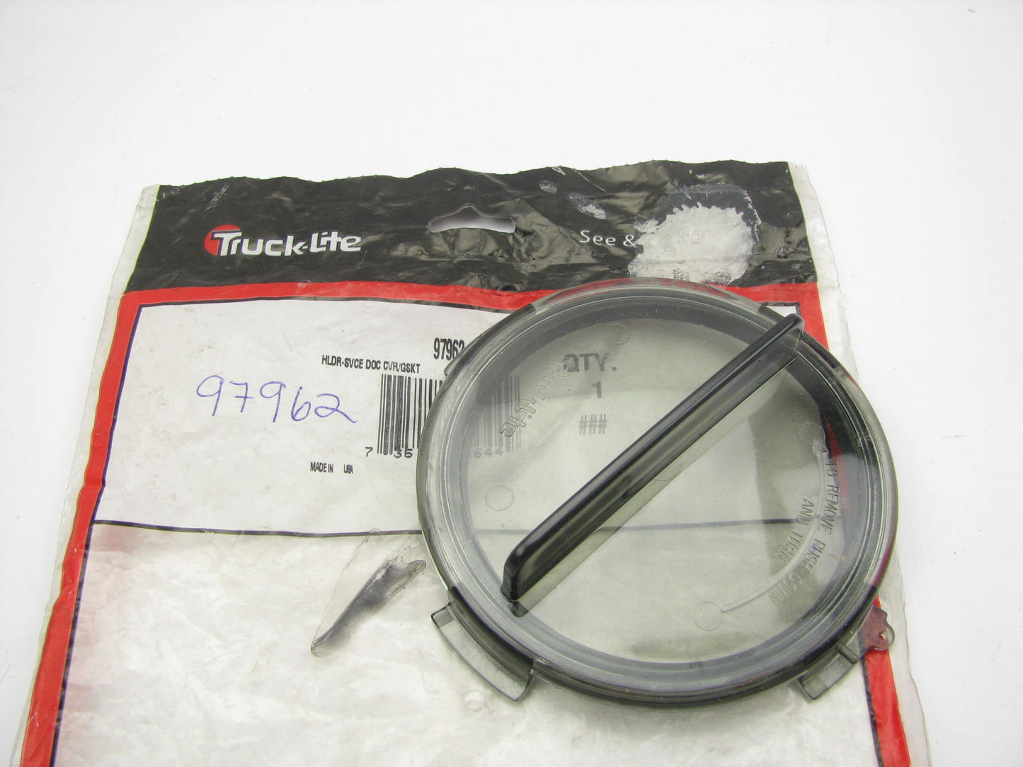 Truck-lite 97962 Document Holder Replacement Clear Cover W/ Gasket - 5.860x5.220