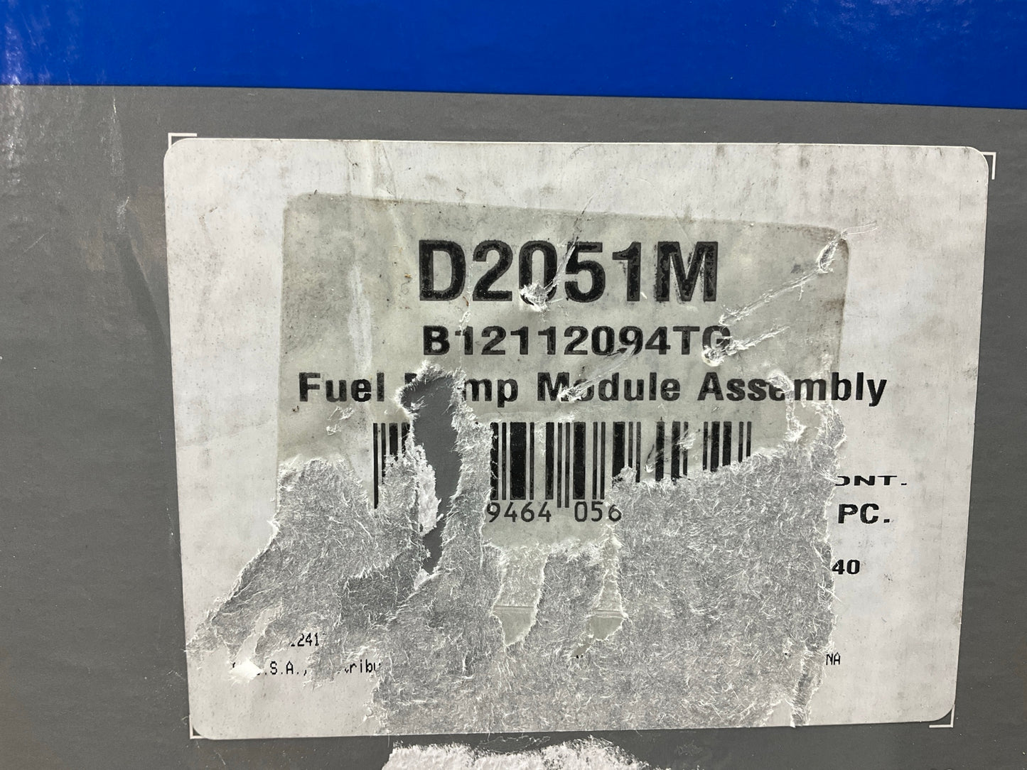 Trugrade D2051M Fuel Pump - Midship Fuel Tank; W/ California Emissions ONLY