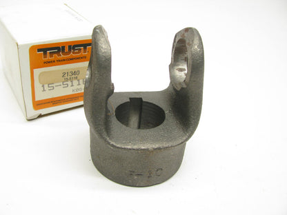 Trust 15-5116 1-1/8'' N1000 Series End Yoke - Round Bore