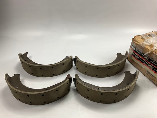 RELINED Trust R463 Drum Brake Shoes