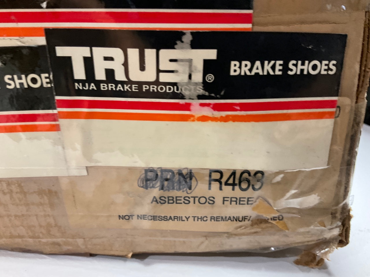 RELINED Trust R463 Drum Brake Shoes