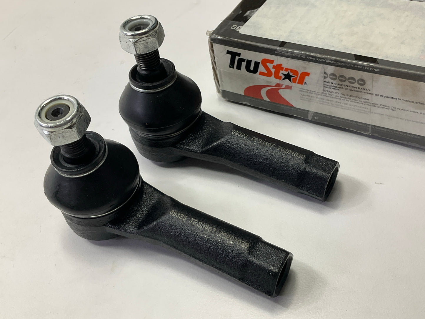 (2) Trustar TES3407 Front Outer Steering Tie Rod End