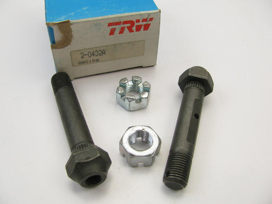 (2) TRW 0432A Front Suspension Leaf Spring Bolt - 2.91'' Long