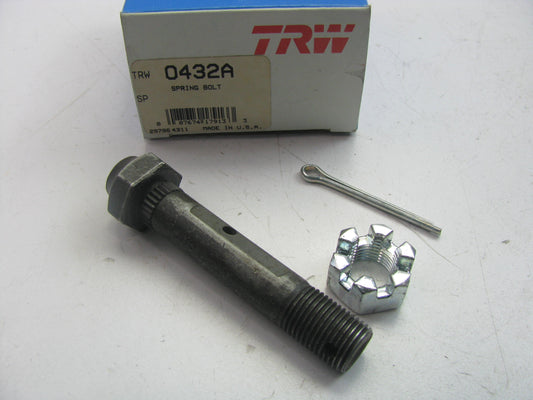 TRW 0432A Front Suspension Leaf Spring Bolt - 2.91'' Long