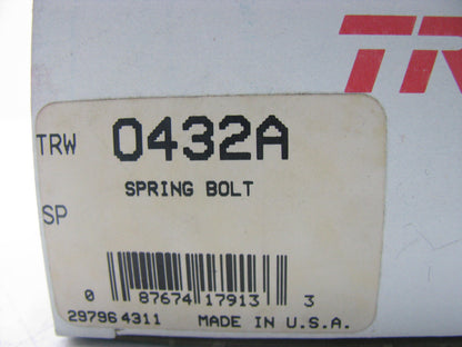 TRW 0432A Front Suspension Leaf Spring Bolt - 2.91'' Long