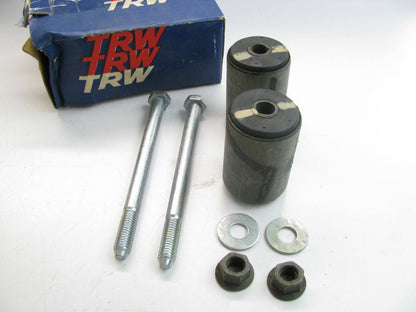 (2) TRW 0524A Rear Suspension Leaf Spring Bolts & Bushings Kit