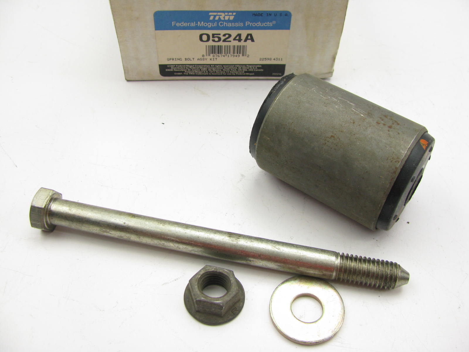 TRW 0524A Rear Suspension Leaf Spring Bolt & Bushing – Spark Surplus ...