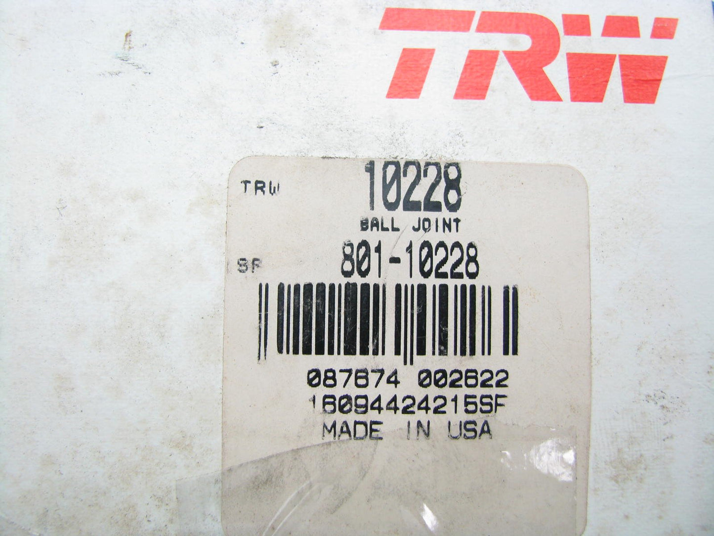 TRW 10228 Front Suspension Lower Ball Joint