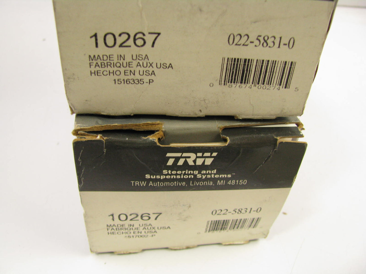 (2) TRW 10267 Lower Ball Joints -  MADE IN USA - PAIR