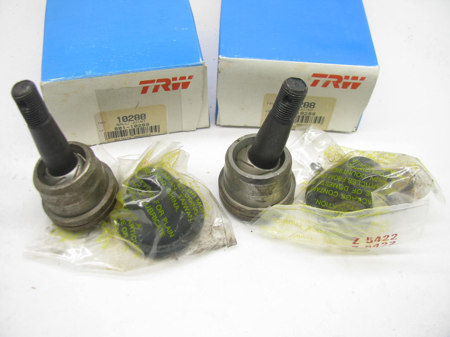 (2) TRW 10288 Suspension Ball Joint - Front Lower