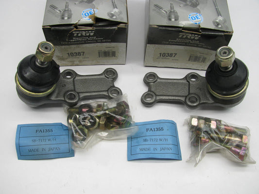 (2) Genuine TRW 555 Front Lower Ball Joints For 1983-1989 Mitsubishi Starion