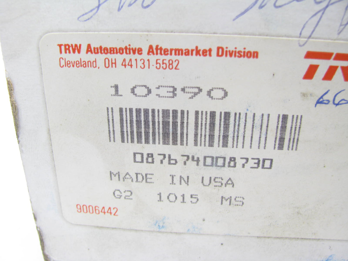 TRW 10390 Suspension Ball Joint - Front Lower - 4WD