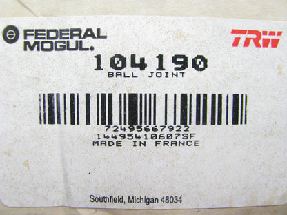 TRW 104190 Front Suspension Lower Inner Ball Joint