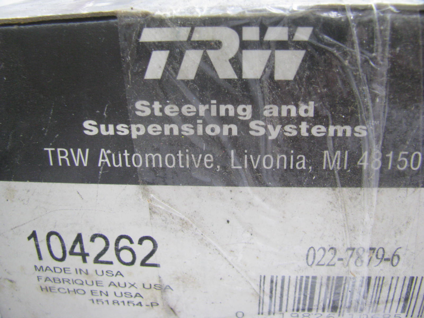 TRW 104262 Front Lower Suspension Ball Joint 1987-99 Dakota 1998-99 Durango 4WD