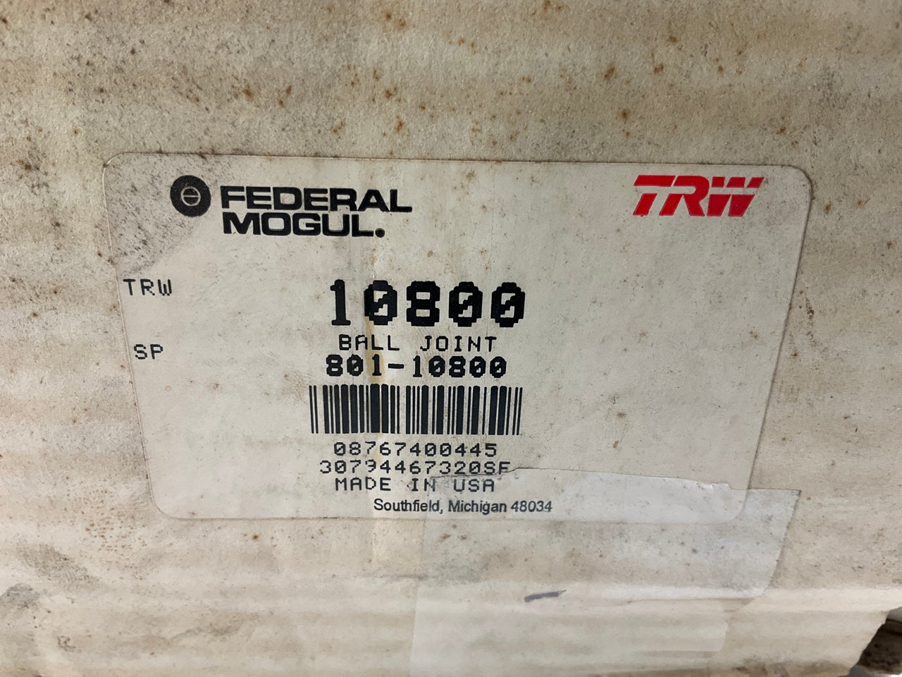 TRW 10800 Front Lower Control Arm W/ball Joint, Made In USA