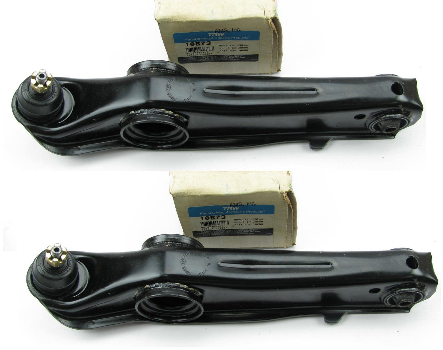 (2) TRW 10873 Front Lower Control Arms & Ball Joints For 1980-1983 Honda Civic