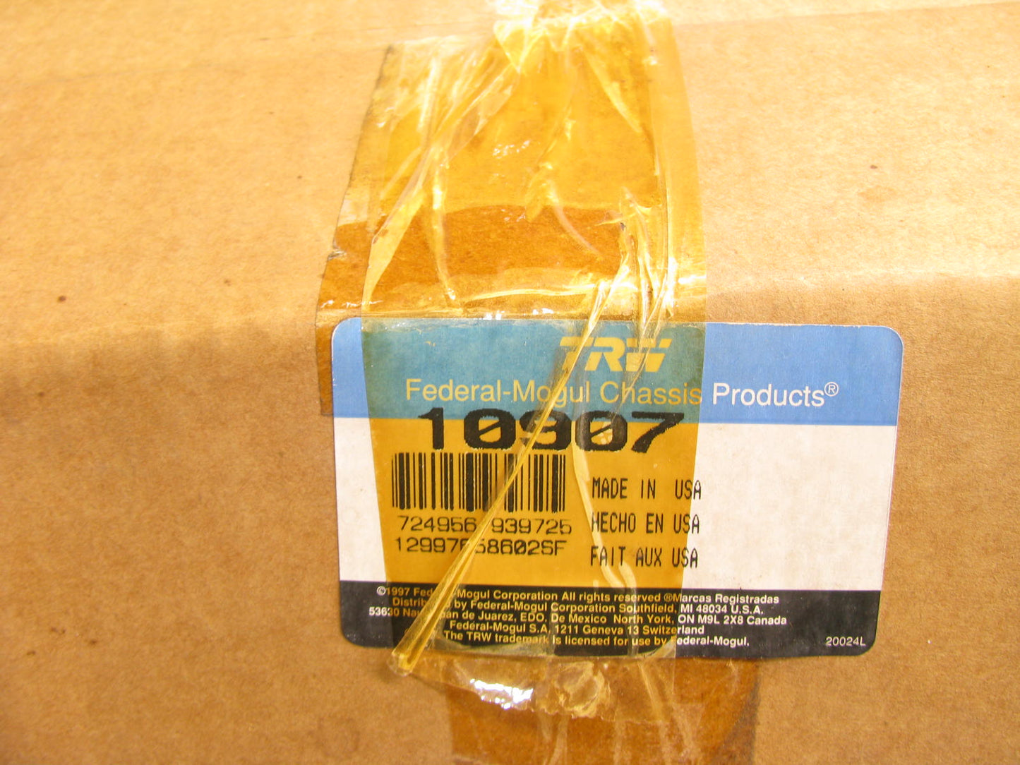 Lower Control Arm TRW 10907 For Various 75-96 GM GMC G30, G3500 3500 Vans
