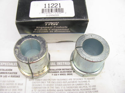 (2) TRW 11221 Alignment Suspension Caster Camber Bushings PAIR  - 4WD ONLY