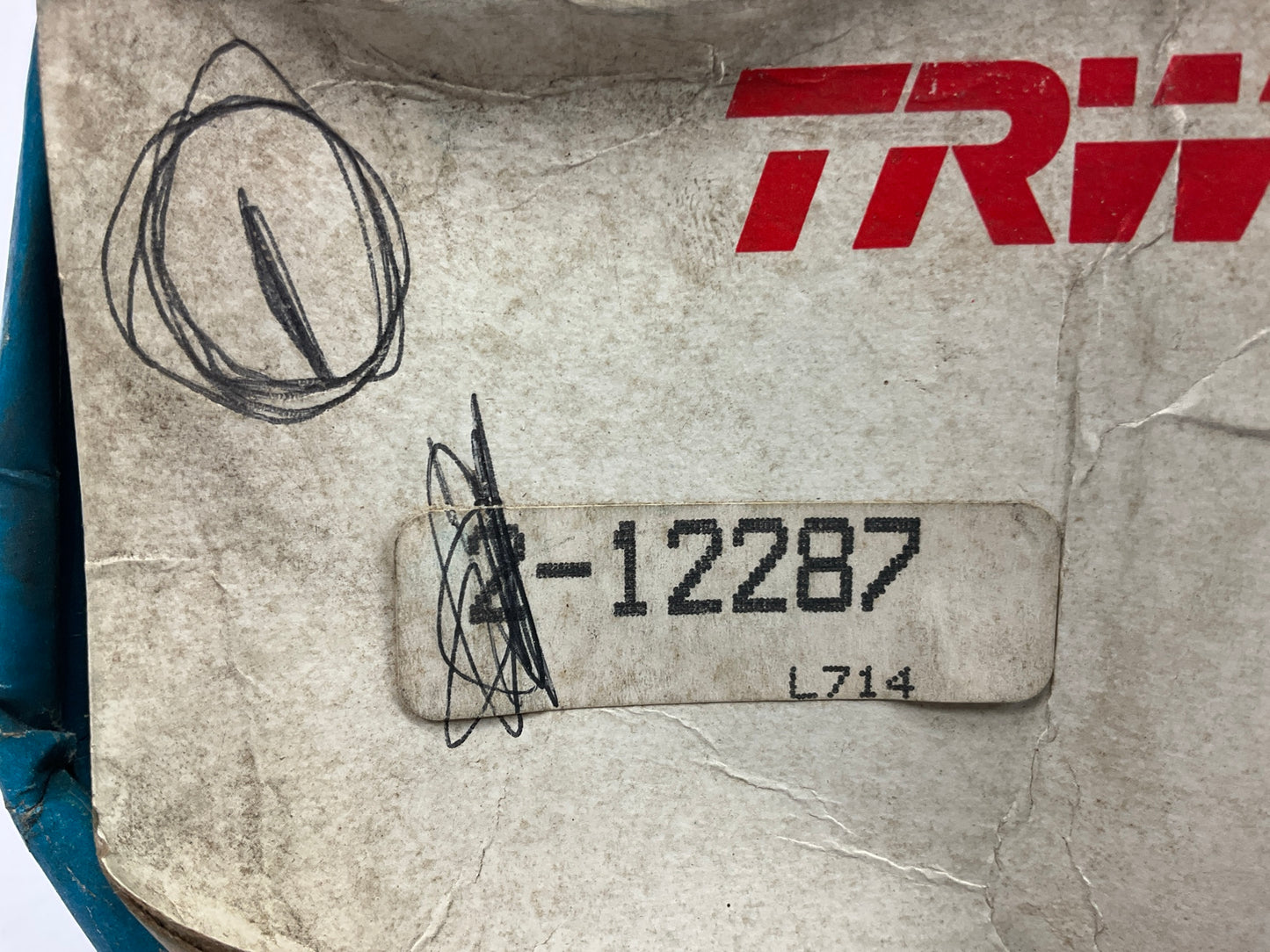 TRW 12287 Front Lower Suspension Control Arm Bushing