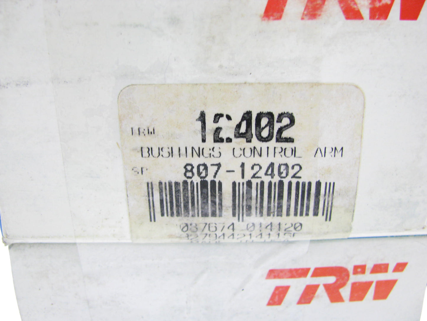 (2) TRW 12402 Front Upper Suspension Control Arm Bushings