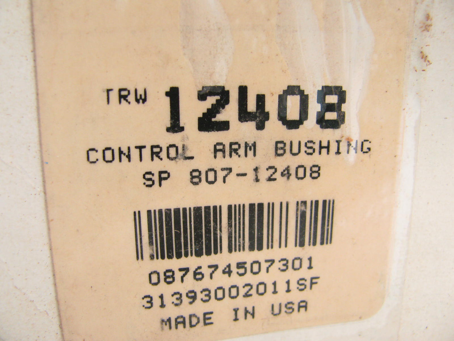 TRW 12408 FRONT Control Arm Bushing
