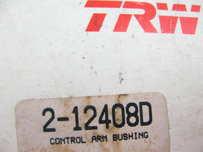 (2) TRW 12408D Front Lower Rearward  Control Arm Bushings