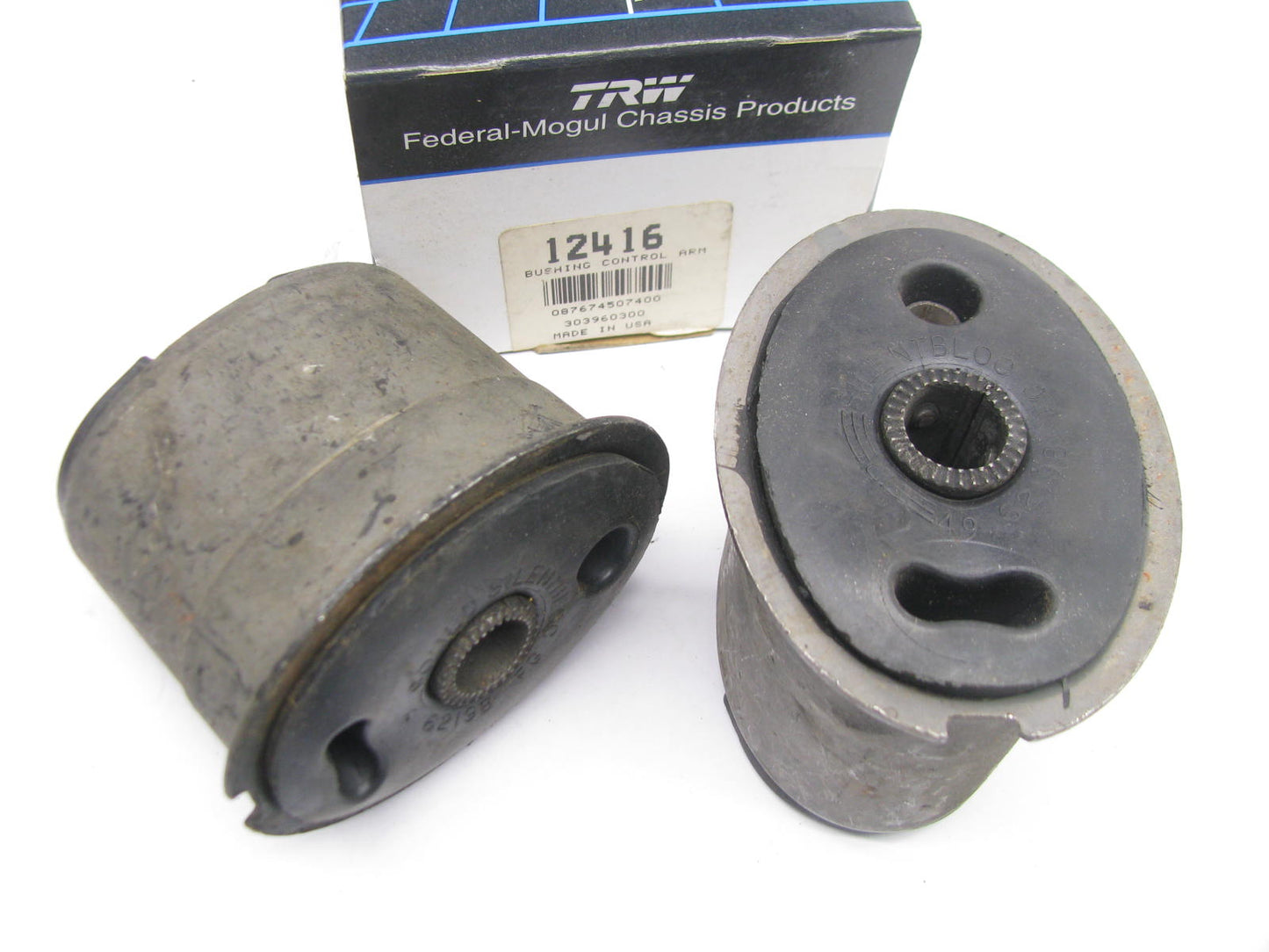 (2) TRW 12416 Rear Control Arm Bushings PAIR 1984-85 Continental, 84-87 Mark