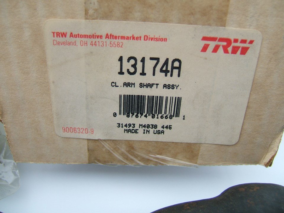 TRW 13174A Front Upper Control Arm Shaft Kit