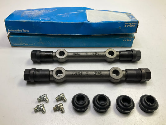 (2) TRW 13202A Front Suspension Upper Control Arm Shaft, OEM 555