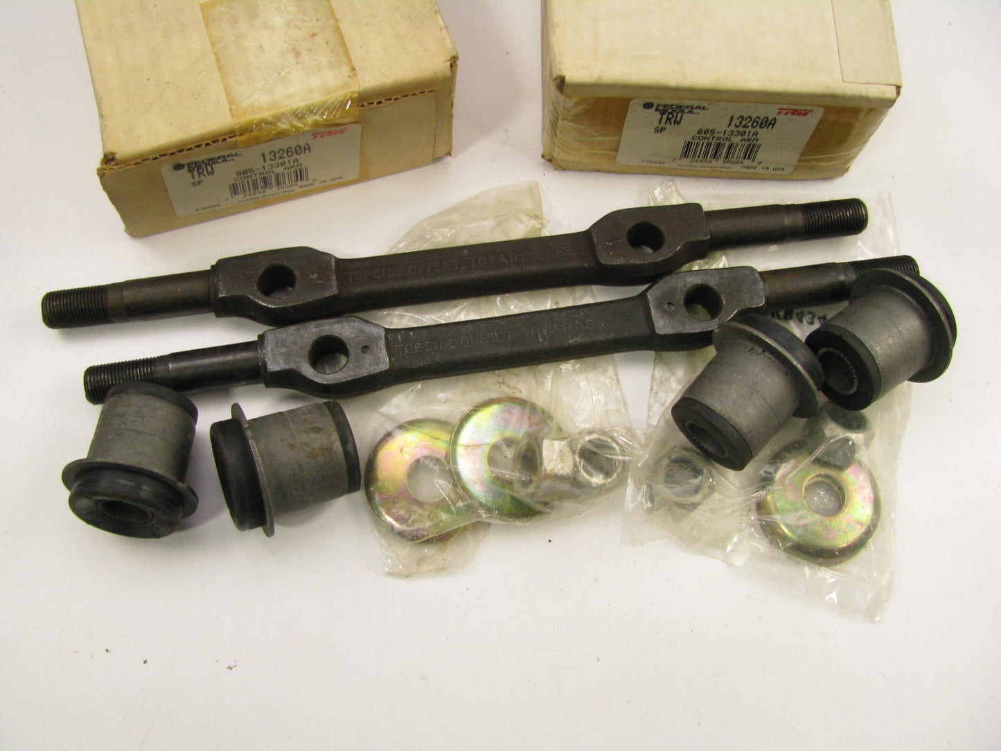 (2) TRW 13260A Control Arm Shaft Kits - PAIR