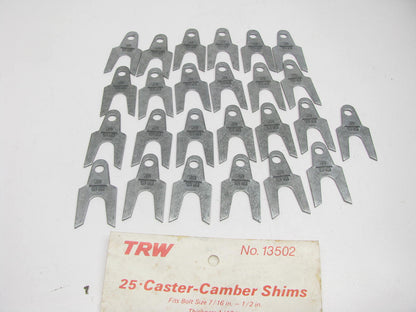 TRW 13502 Caster / Camber Shims - 25 Pack - 1/16'' Thick, Bolt Size 7/16''-1/2''