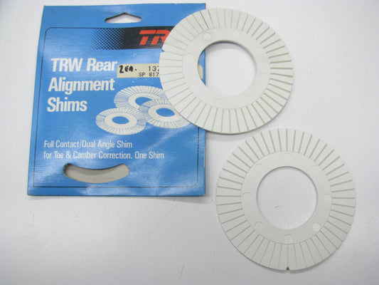 (2) TRW 13715 Rear Suspension Alignment Full Contact Shim - 1-1/4 Degree