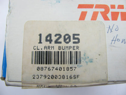 TRW 14205 FRONT UPPER Suspension Control Arm Bumper