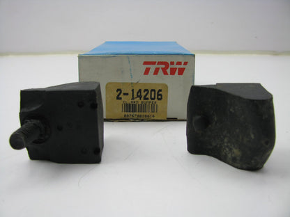 (2) TRW 14206 Front Upper Suspension Control Arm Bumpers